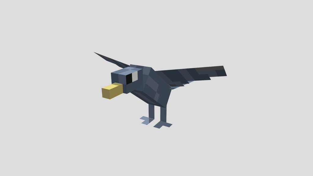 Low Poly Crow