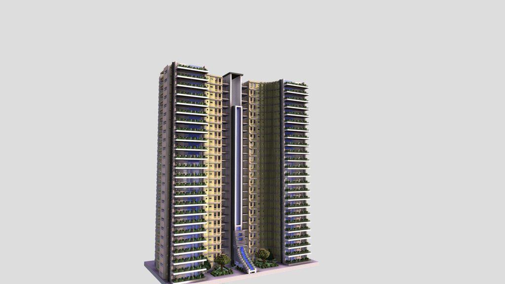 Minecraft Apartment Building