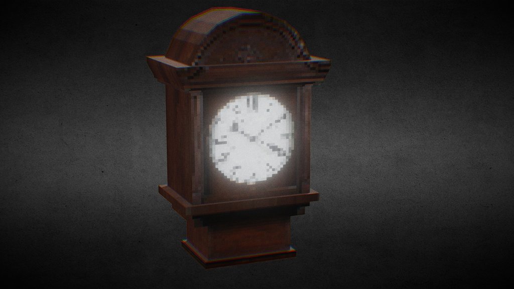 PSX Low-Poly Victorian Clock