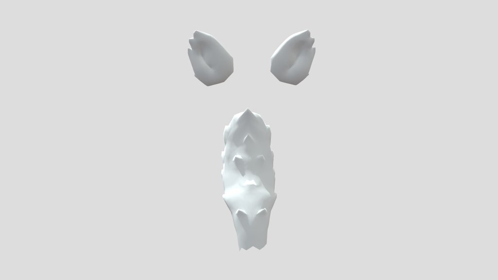 White color Aphmau wolf ears and tail