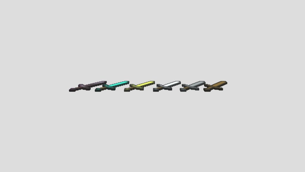 All Minecraft Swords
