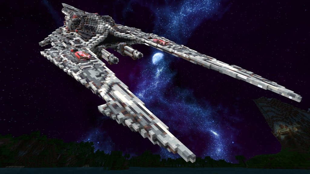 Minecraft Hell Blade Chaos Fighter Schematic