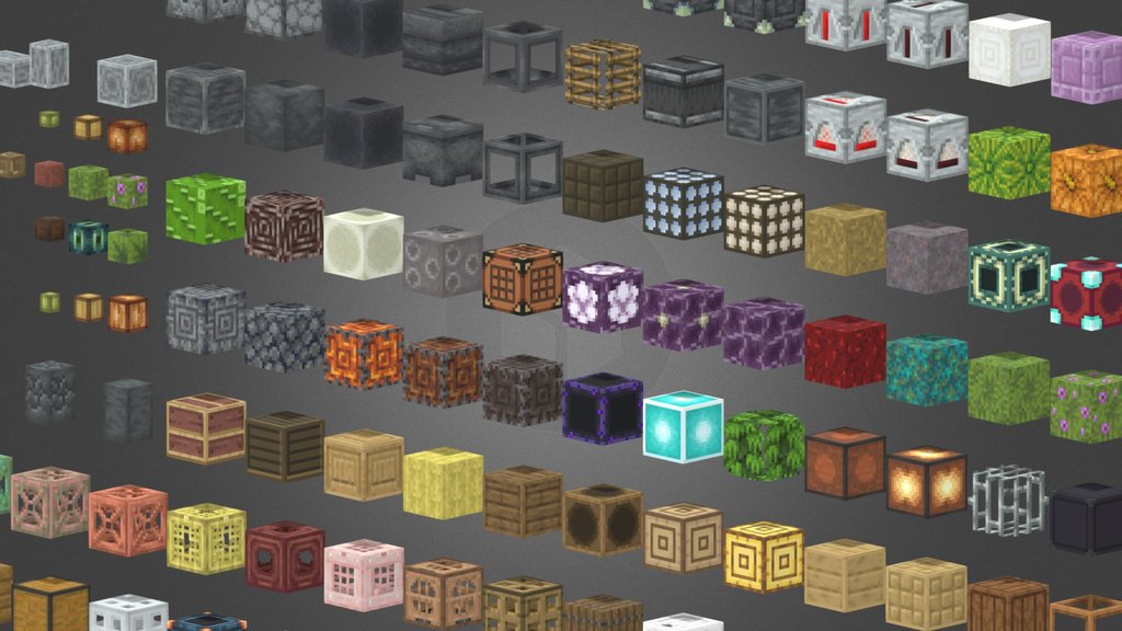 Minecraft - Six sided blocks