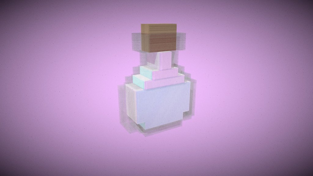 Minecraft Potion [textured] - by smakologg