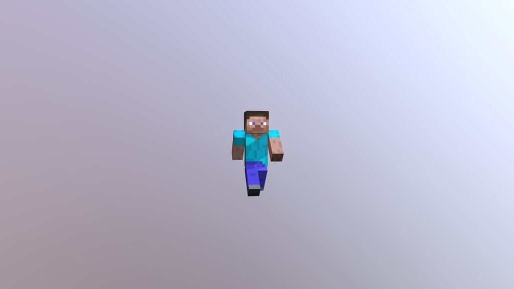 Minecraft- The Perfect Steve- HighPoly