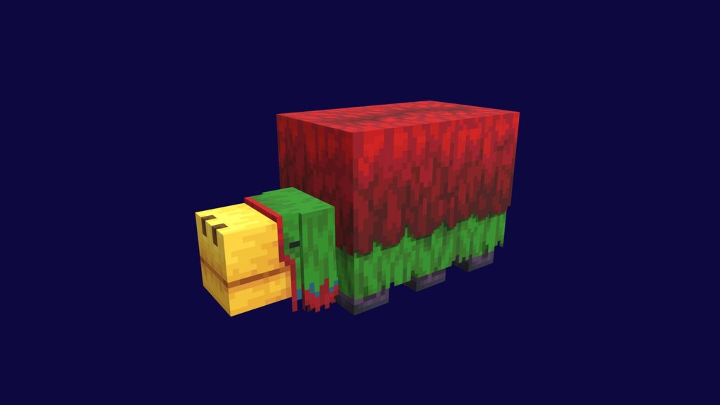 {Minecraft} Sniffer Entity (Green & Red)