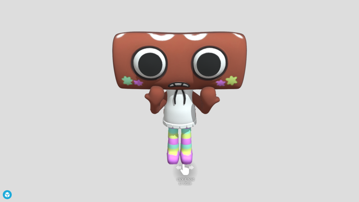 Big-Eyed Toy Character - Sloyd AI vs SupaVoxel