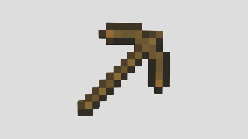 Minecraft Wooden Pickaxe