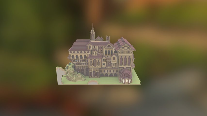 Herobrines Mansion By Hypixel.(Noerdy rendered)