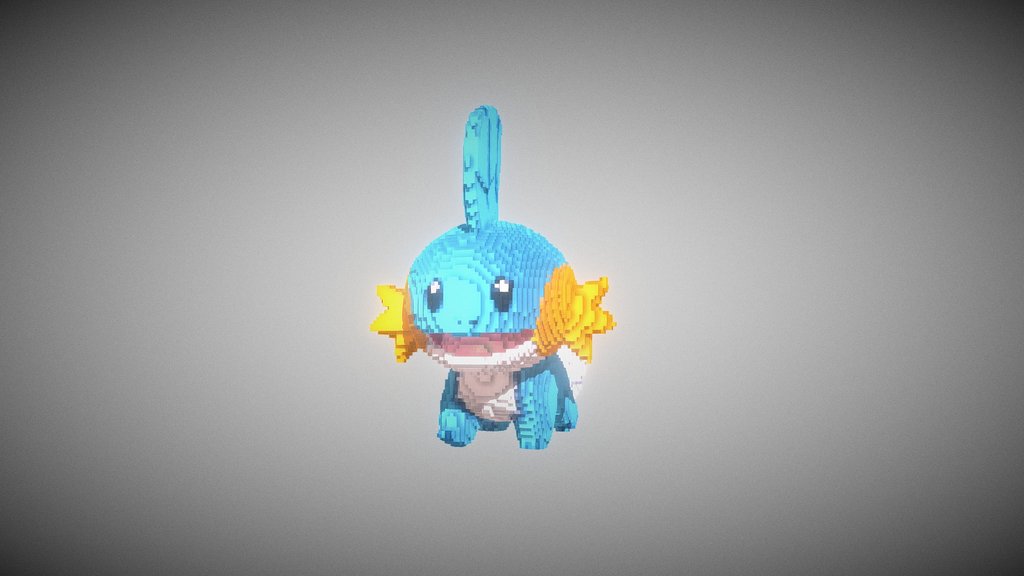 Schematic Minecraft Mudkip 69x95x97