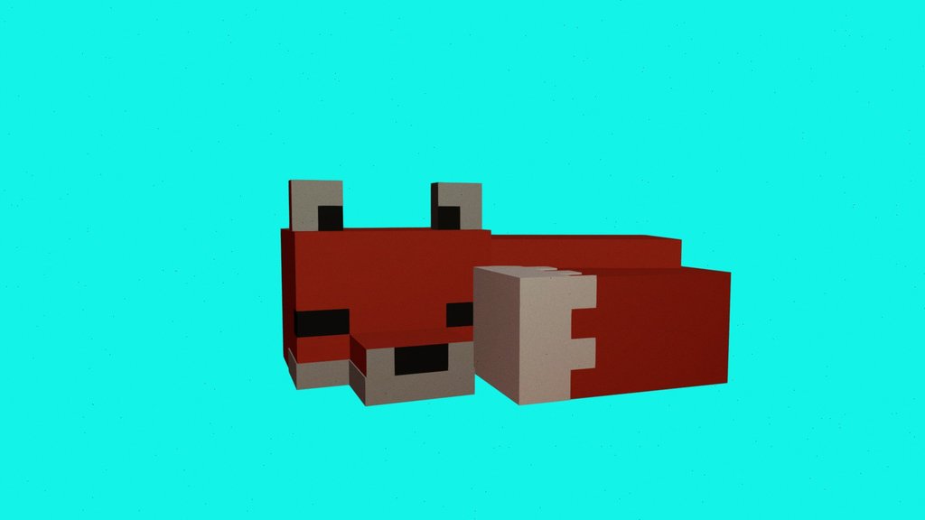 Minecraft_Sleeping_Fox