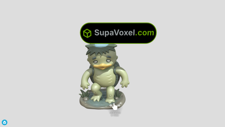 Kappa Figurine - Hi3D vs Meshy vs SupaVoxel