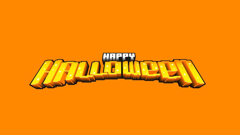 Halloween Minecraft Logo