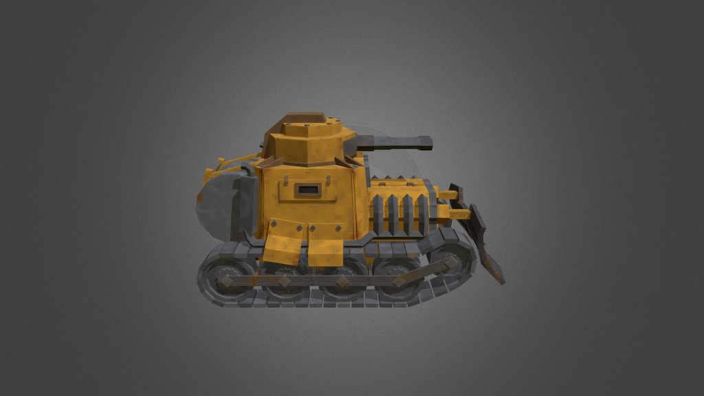 Tank Factorio - Minecraft style