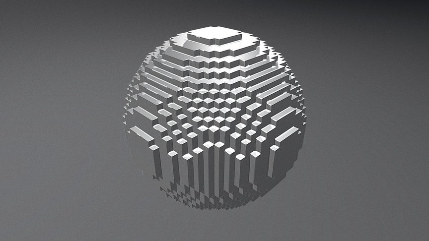 Voxel Sphere [Made in F3]