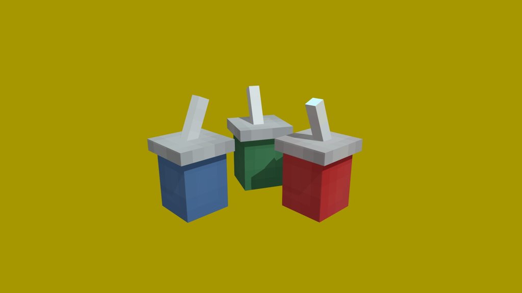 {Minecraft} Colourful Cups