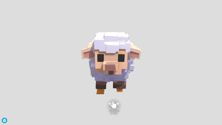 Voxel Fluffy Sheep - Tripo 3D vs SupaVoxel