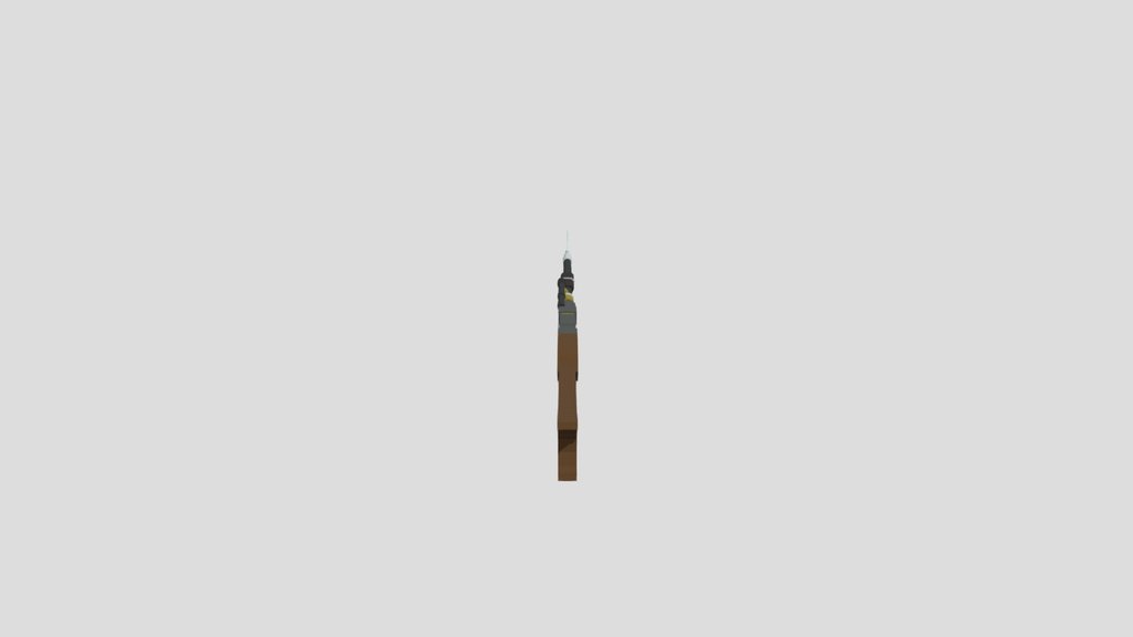 Amban Rifle - Minecraft 3D Model