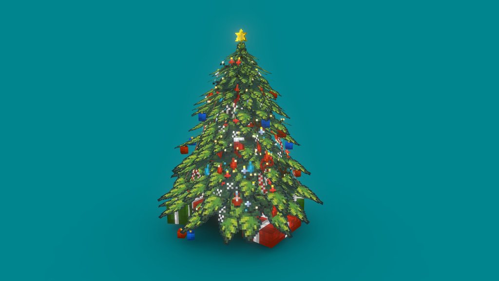 Minecraft Christmas tree FREE