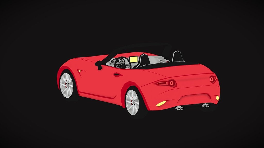 Mazda Miata MX5 ND Cartoon Style