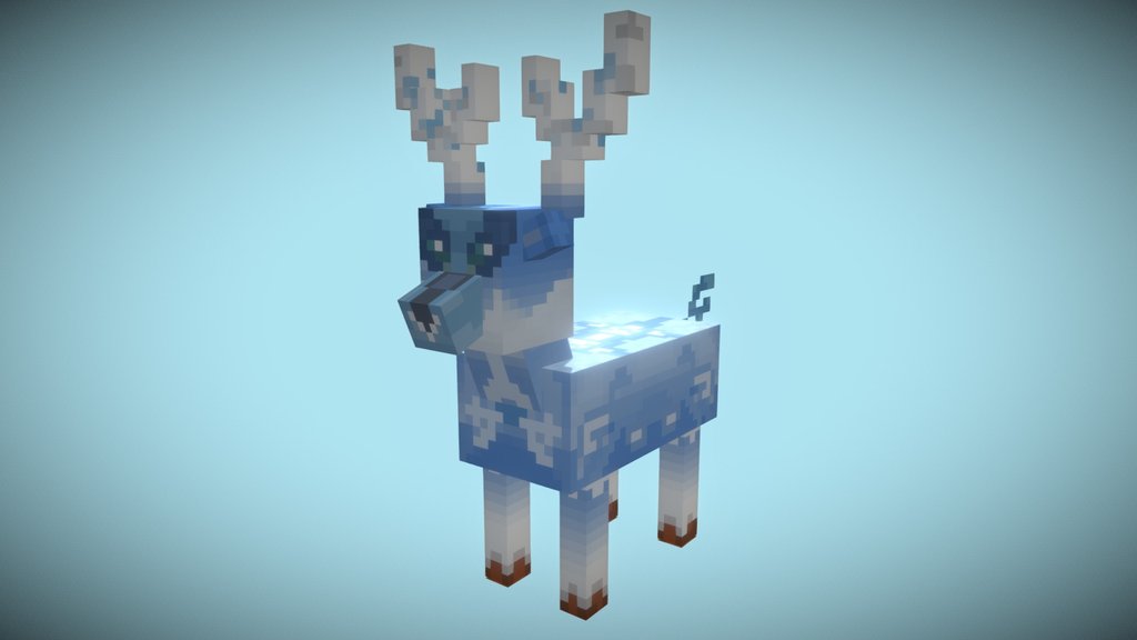 Icy deer