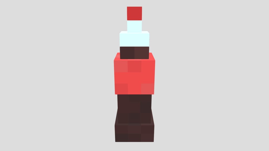 Coca Cola low-poly