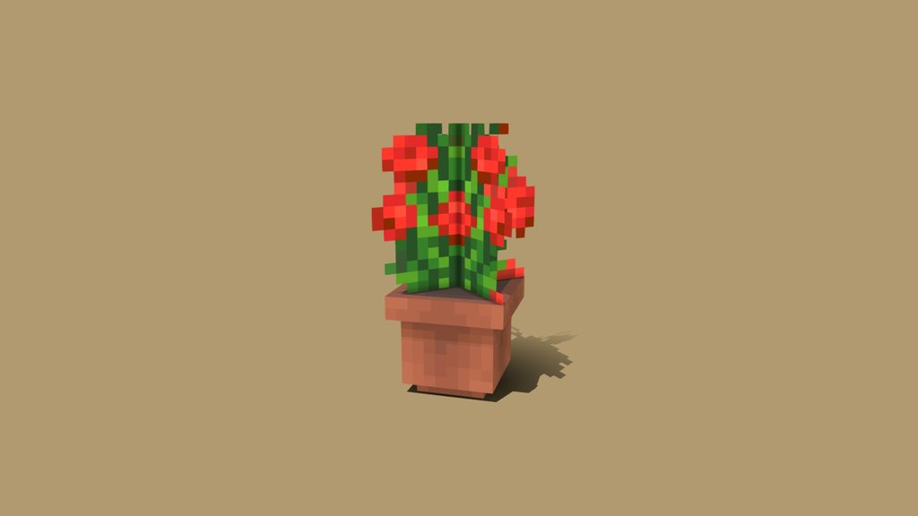 Interior - Rose Pot  [Minecraft]