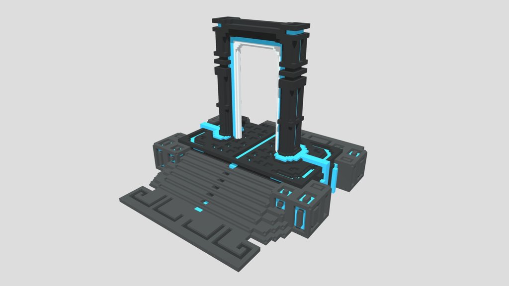Ancient Voxel Portal