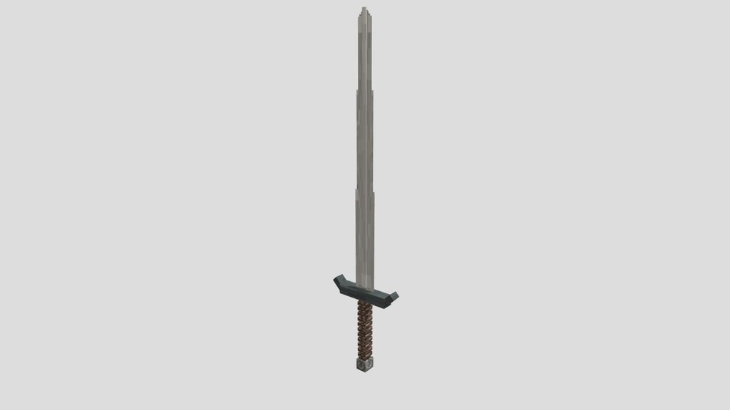 [ Minecraft ] Two handed Iron Sword