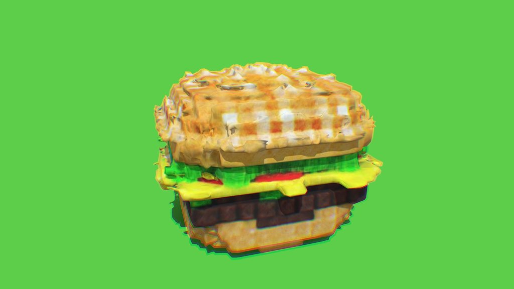 pixel hamburger