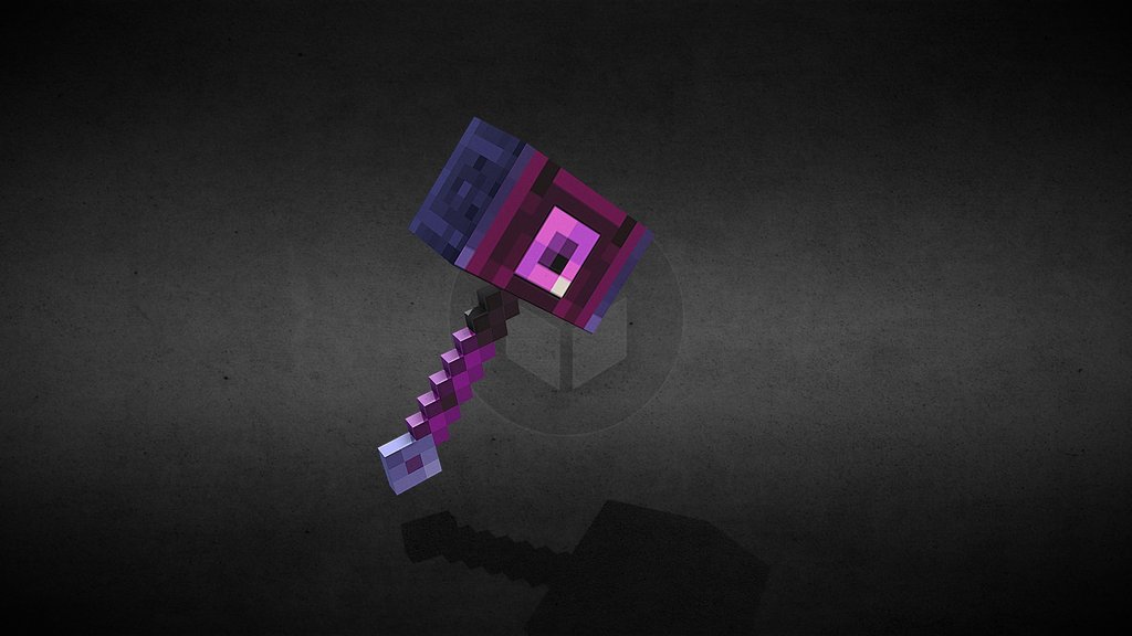 Gravity Hammer - Minecraft Dungeons 3D Model
