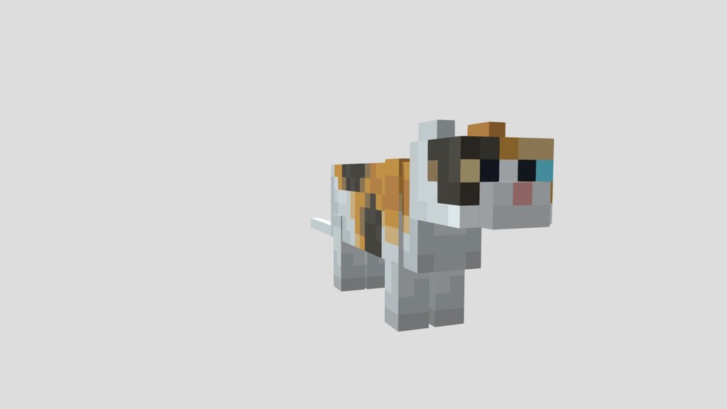 Minecraft cat (calico)