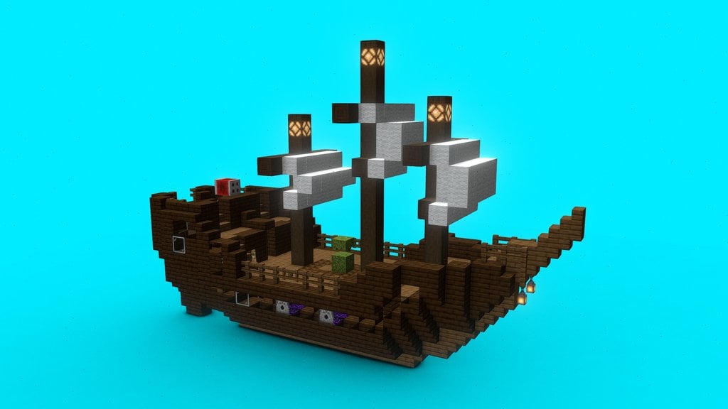 Restored Minecraft Shipwreck