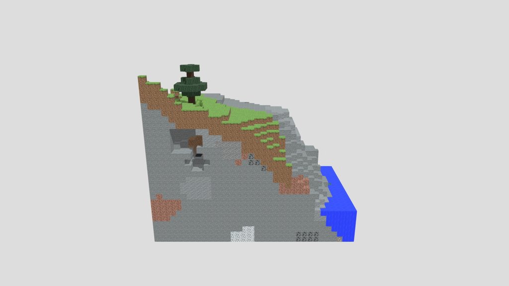 Minecraft Nether Cave Render