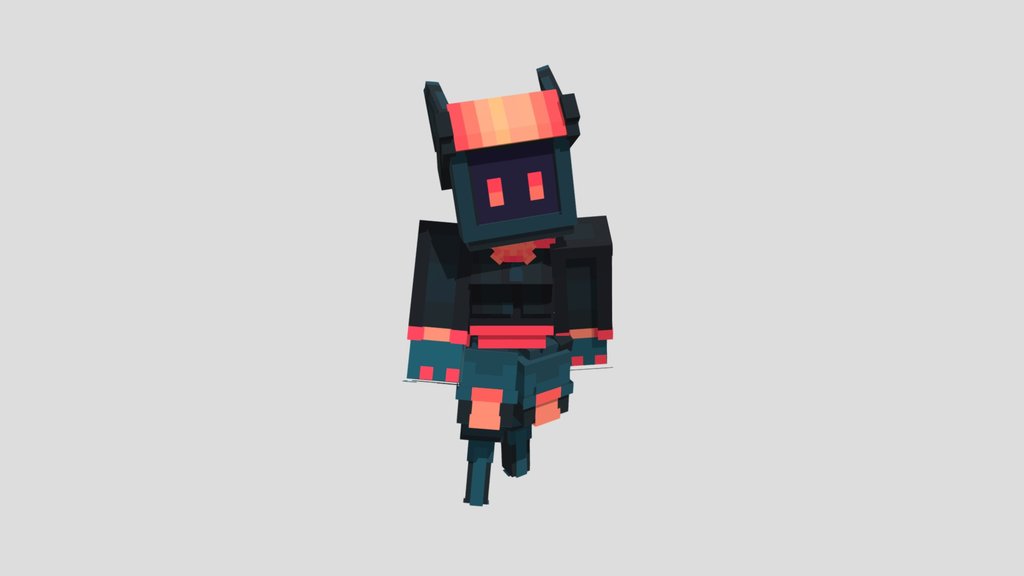Minecraft Robot Model//Robot Custom Player Model