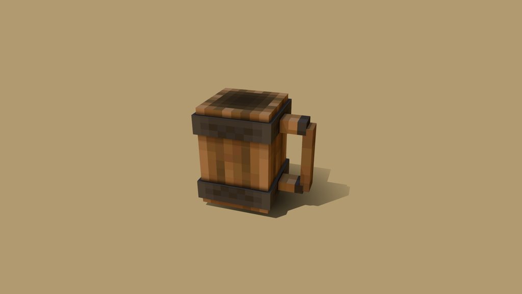 Interior - Barrel Mug  [Minecraft]