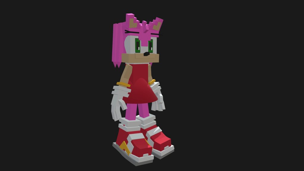 Amy Rose (Sonic) Minecraft Version