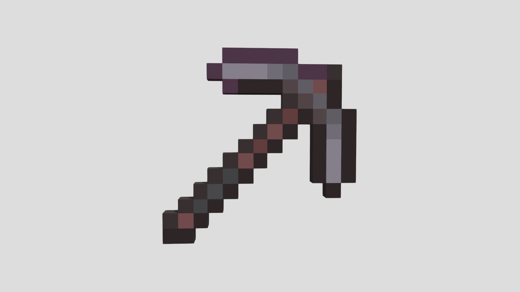 Minecraft Netherite Pickaxe
