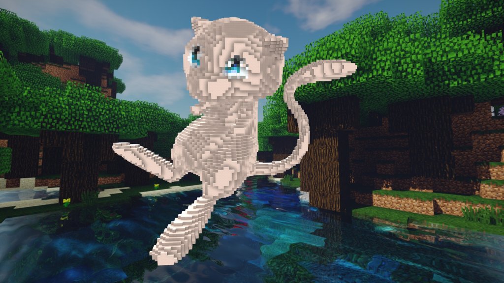 Minecraft Mew Build Schematic