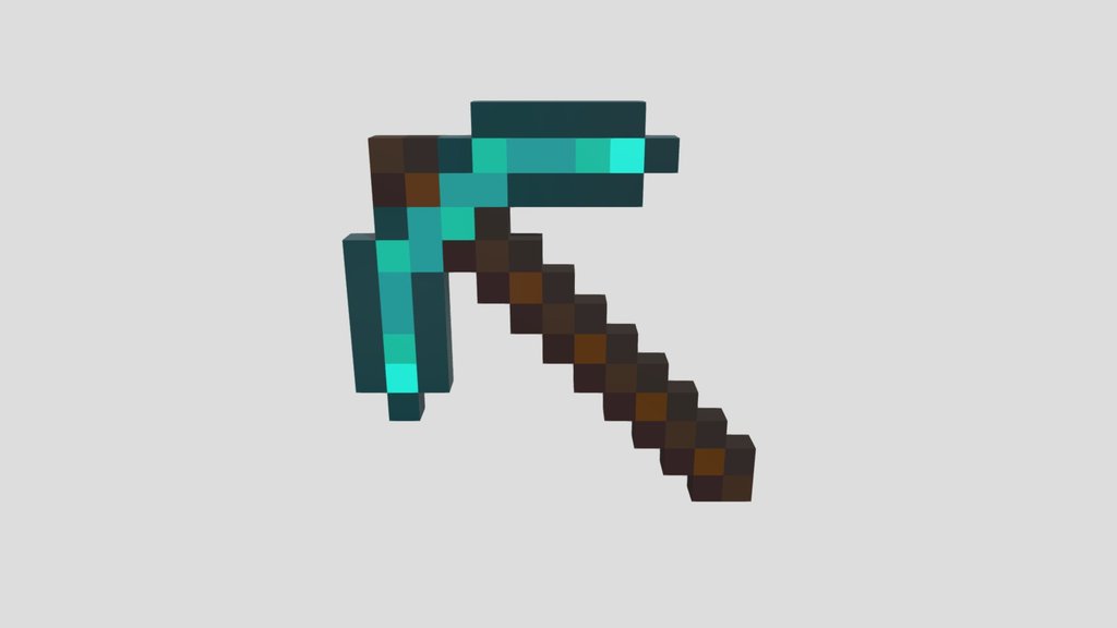 Diamond Pickaxe in Minecraft
