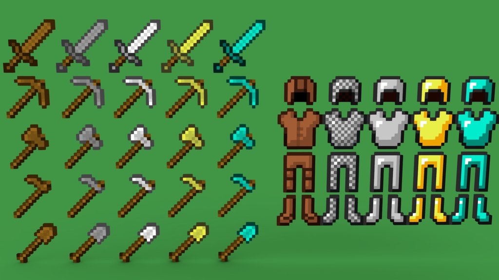 Minecraft Assets Voxel