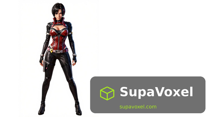 Leather Corset Gunslinger - PNG to STL SupaVoxel