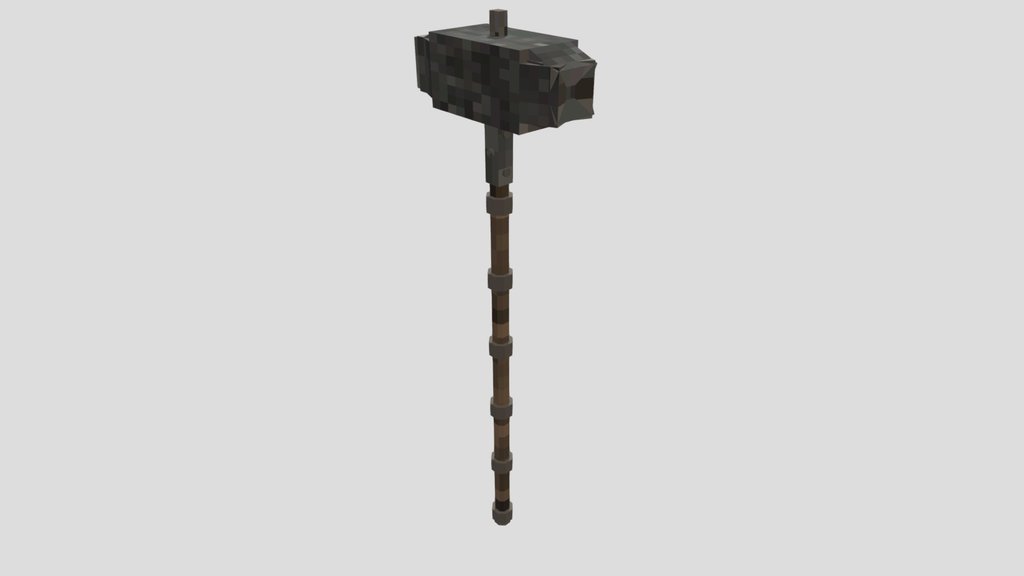[ Minecraft ] Iron Warhammer