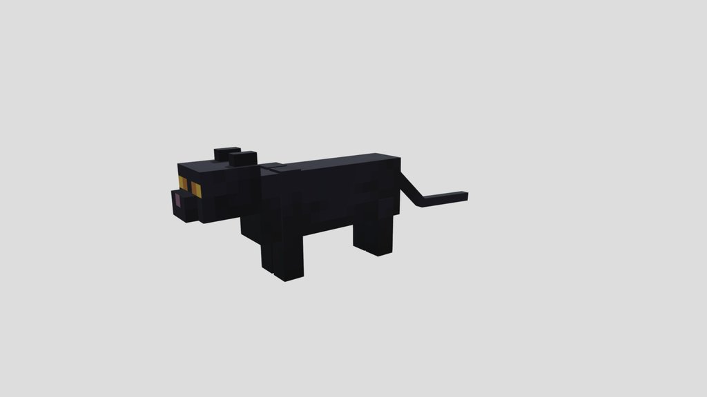 minecraft black cat