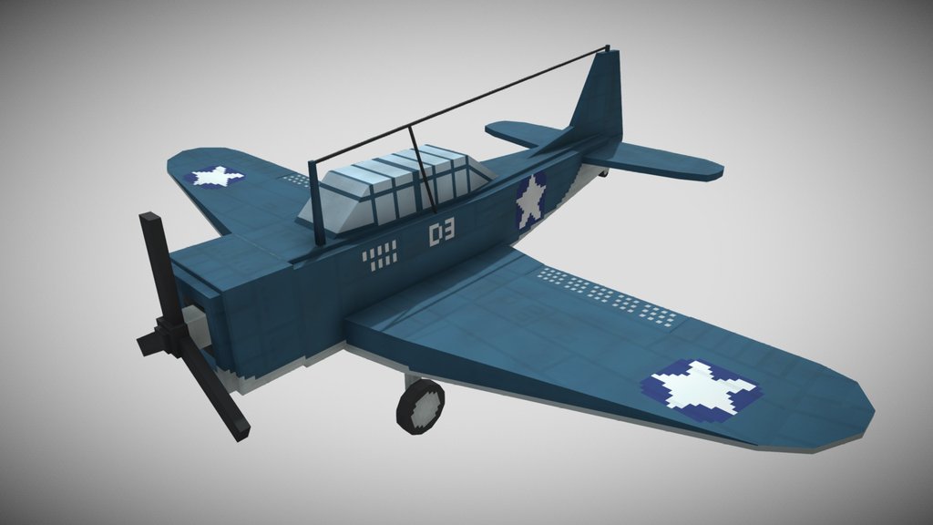 SBD Dauntless - Original Minecraft Model