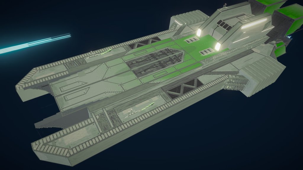 SE-3892 Cargo-Spaceship (Blockbench)