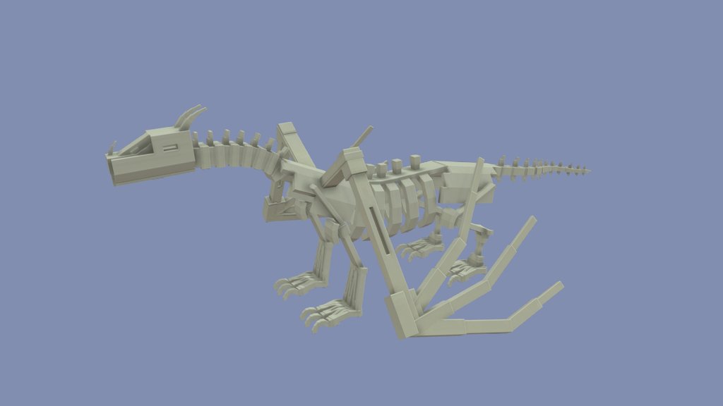 Bone dragon - Minecraft creature - Free