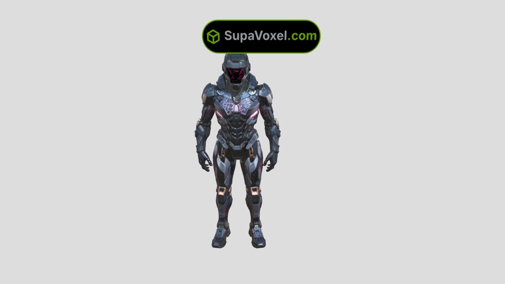 Sci-Fi Armored Soldier - Pixal3D vs SupaVoxel