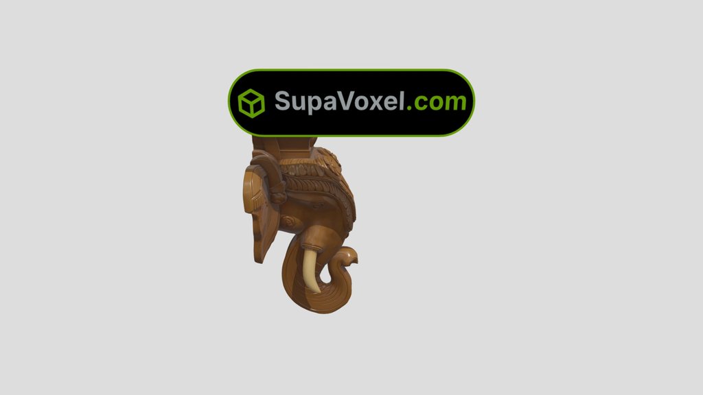Carved Wooden - Hitem3D vs Tripo AI vs SupaVoxel