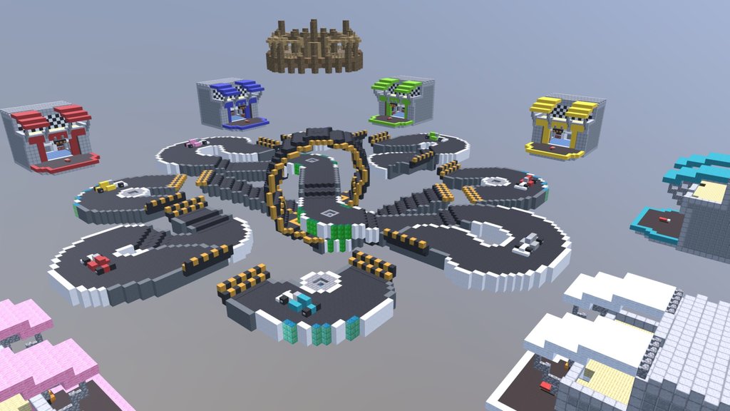 Speedway Bed Wars Map